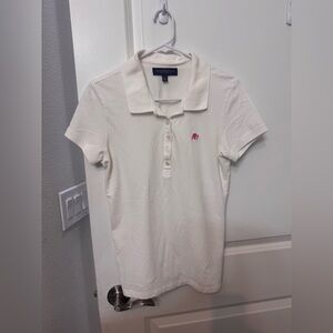 Aeropostale White Girls Polo Top
